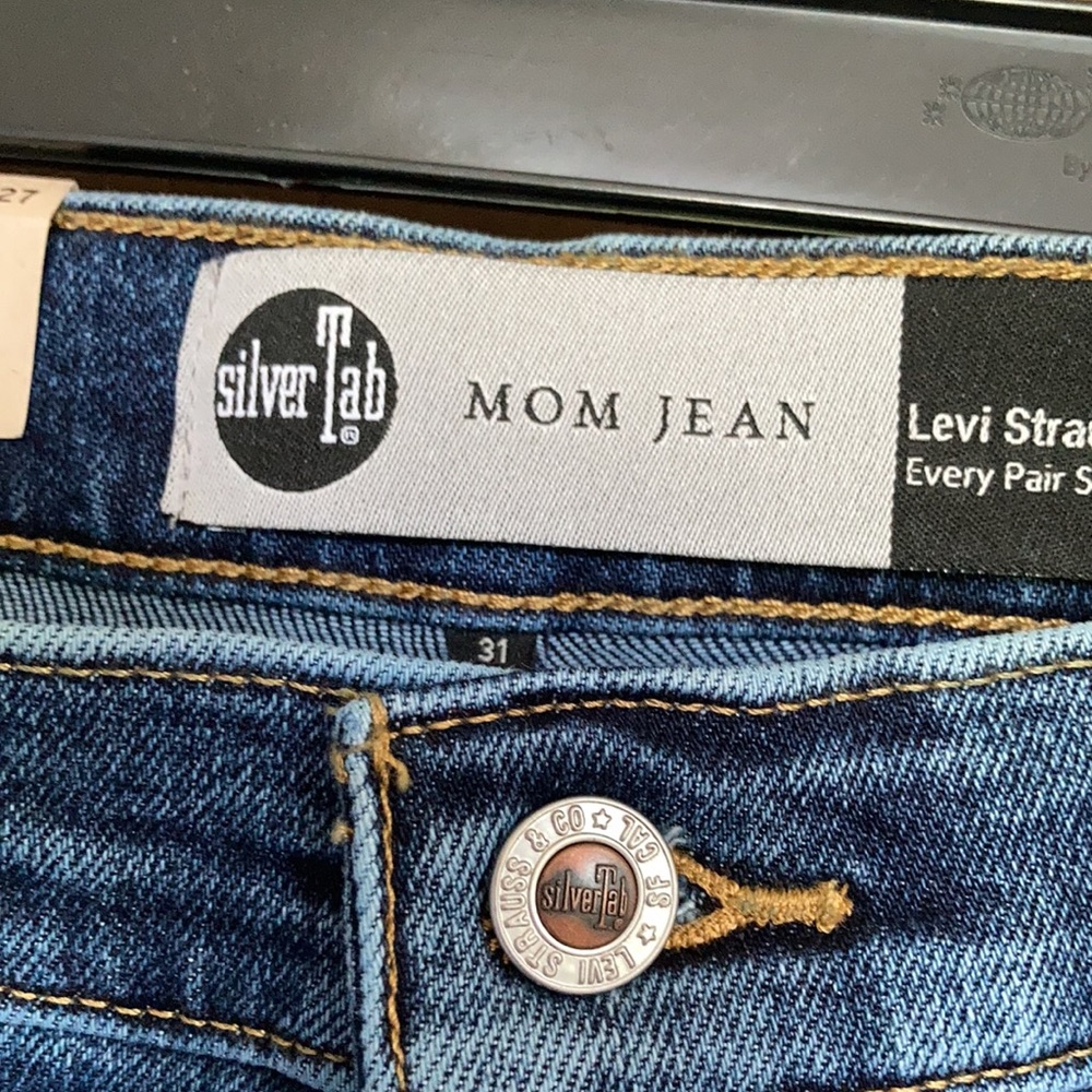 Levi’s Mom jean high waist tapered leg retro denim 31 X 27 - Picture 9 of 17